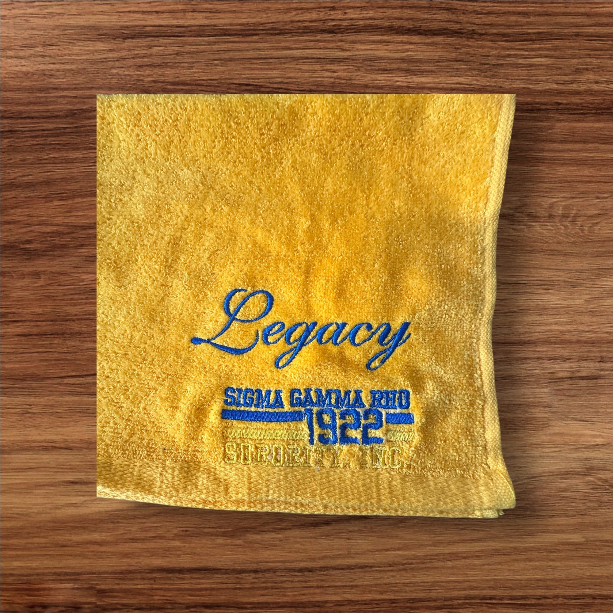 Sigma Gamma Rho Legacy Towel